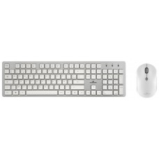 Bluestork PACK-EASY-II-N/SP teclado Español Plata, Blanco