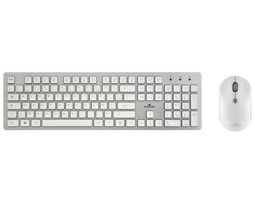 Bluestork PACK-EASY-II-N/SP teclado Español Plata, Blanco