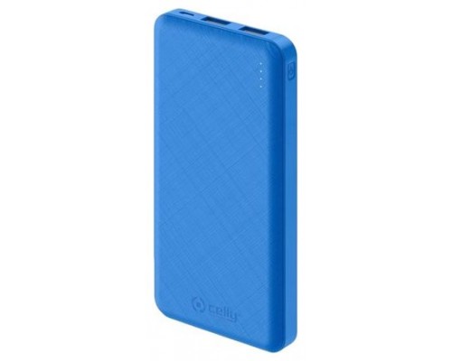 CELLY POWER BANK ENERGY 10A 2USB SALIDA 2 1A AZUL