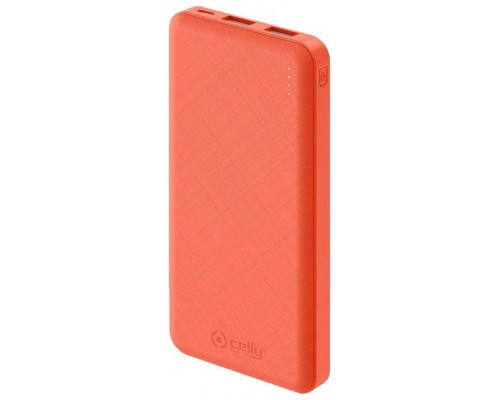 CELLY POWER BANK ENERGY 10A 2USB SALIDA 2 1A NARANJA