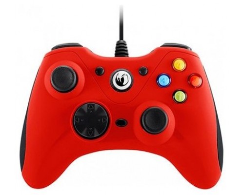 MANDO NACON VIDEOJUEGOS CON CABLE GC-100 ROJO PC