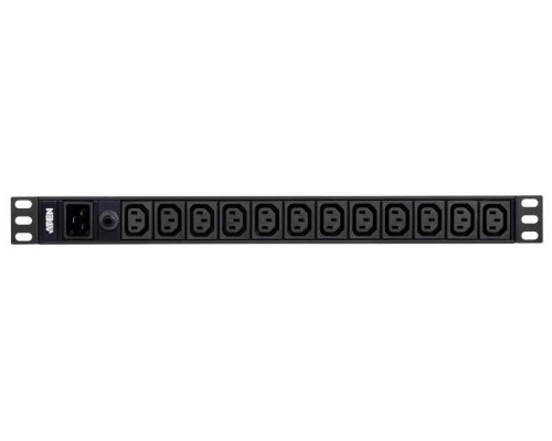 Aten PE0212G unidad de distribución de energía (PDU) 12 salidas AC 1U Negro