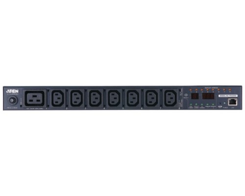 Aten PE8208G unidad de distribución de energía (PDU) 1U Negro 8 salidas AC