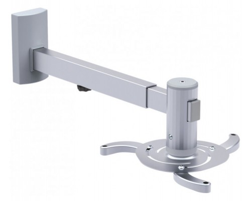 TooQ SOPORTE UNIVERSAL DE PARED GIRATORIO 360º E INCLINABLE PARA PROYECTOR PLATA