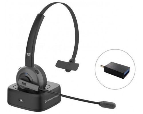 HEADSET BLUETOOTH CONCEPTRONIC CON BASE DE CARGA POLONA03BD