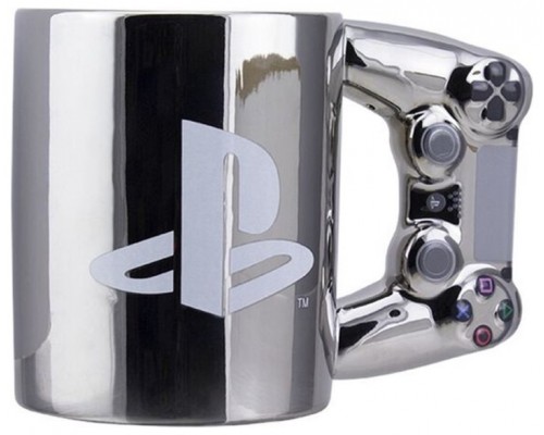 Taza 3d paladone playstation ds4 plateada