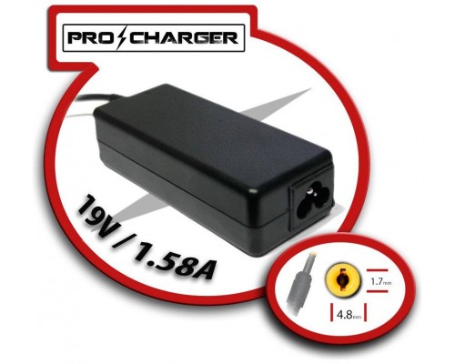 Cargador 19V/1.58A 4.8mm x 1.7mm 30w Pro Charger