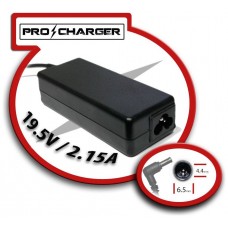 Cargador 19.5V/2.15A 6.5mm x 4.4mm 42w Pro Charger