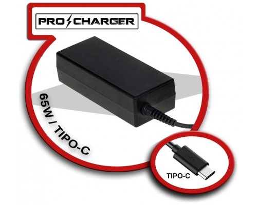 Cargador Tipo C 65W Pro Charger