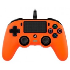 MANDO NACON OFICIAL PS CON CABLE COMPACT NARANJA PS4