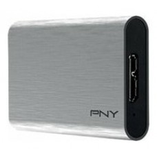 PNY SSD Externo Elite 240GB USB-C 3.1 Plata