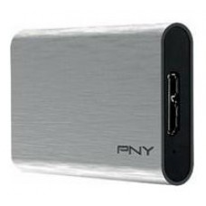 PNY SSD Externo Elite 480GB USB-C 3.1 Plata