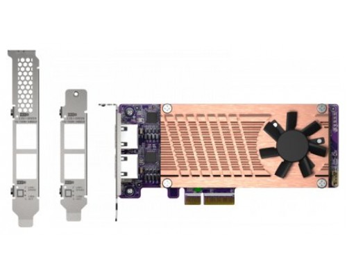 QNAP QM2-2P2G2T adaptador y tarjeta de red Interno Ethernet 2500 Mbit/s