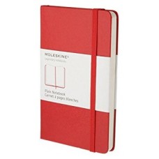 LIBRETA CLASICA TAPA DURA ROJA P (9X14CM) LISA MOLESKINE QP012R