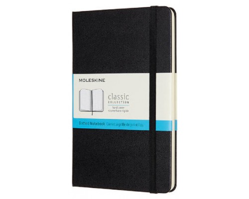 LIBRETA CLASICA TAPA DURA NEGRA M (11,5X18CM) RAYAS MOLESKINE QP050