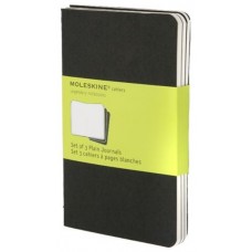 SET DE 3 LIBRETAS CAHIER NEGRAS P (9X14CM) LISA MOLESKINE QP313