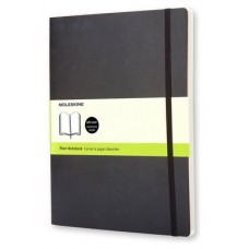 LIBRETA CLASICA TAPA BLANDA NEGRA XL (19X25CM) LISA MOLESKINE QP623