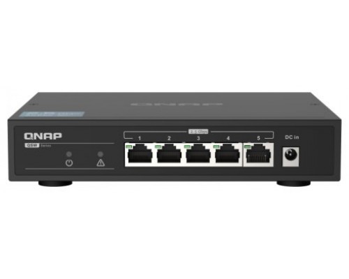 QNAP QSW-1105-5T switch No administrado Gigabit Ethernet (10/100/1000) Negro