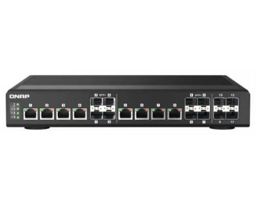 QNAP QSW-IM1200-8C switch Gestionado L2 Ninguno Negro