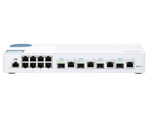 QNAP QSW-M408-4C switch Gestionado L2 Gigabit Ethernet (10/100/1000) Blanco