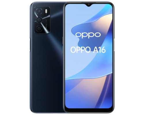 OPPO A16 16,6 cm (6.52") SIM doble Android 11 4G USB Tipo C 3 GB 32 GB 5000 mAh Negro