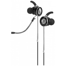 Auricular hp dhe - 7004 negro microfono jack