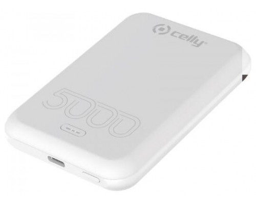 CELLY POWER BANK COMPETIBLE MAGCHARGE 5A BLANCO