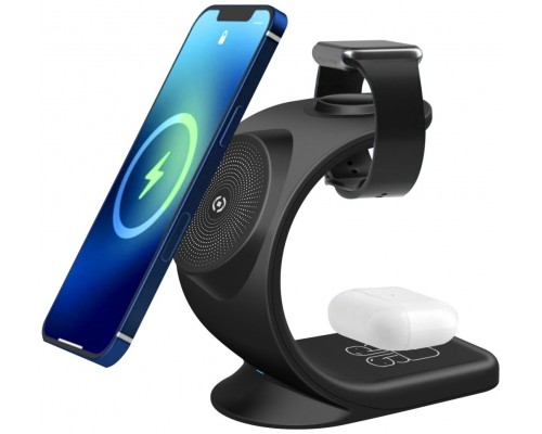 CELLY CARGADOR INALAMBRICO MAGCHARGE 3 EN 1. SMARTPHONE AURICULAR RELOJ