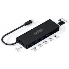 DOCK NILOX USB-C 8 IN 1 HDMI 4K