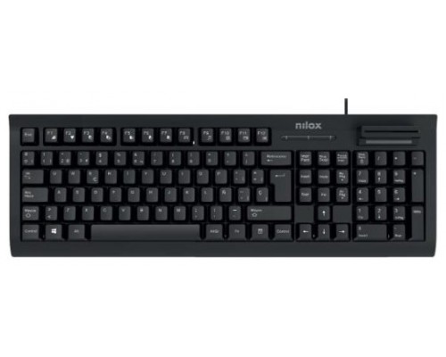 TECLADO NILOX CON LECTOR DNI USB ESPAÑOL