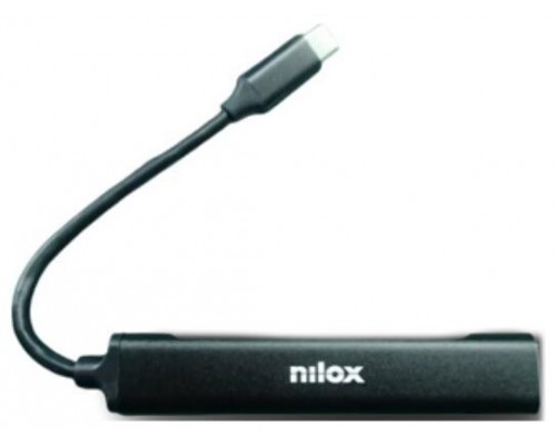 HUB NILOX USB-C USB 3.0 USB 2.0 NEGRO