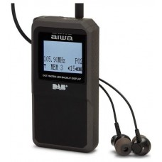 Radio portatil bolsillo aiwa rd - 20dab negro