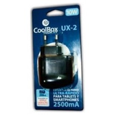 Cargador coolbox pared 5v 2xusb