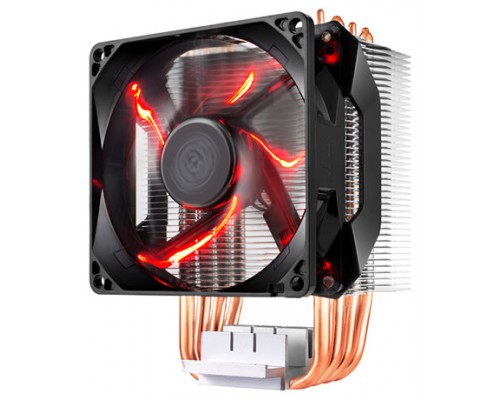 Cooler Master Hyper H410R Procesador Enfriador 9,2 cm Negro, Metálico