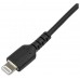 CABLE 2M USBC LIGHTNING NEGRO