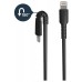 CABLE 2M LIGHTNING MFI NEGRO