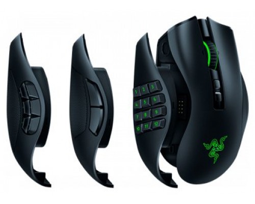 Razer Naga Pro ratón RF inalámbrico Óptico 20000 DPI mano derecha