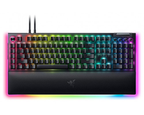 TECLADO RAZER BLACKWIDOW V4 PRO GREEN SWITCH (USA) (RZ03-04680100-R3M1)