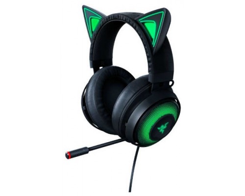 Razer Kraken Kitty Edition Auriculares Alámbrico Diadema Juego Negro, Verde