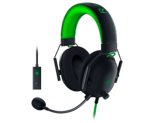 Razer BlackShark V2 Auriculares Diadema Conector de 3,5 mm Negro, Verde