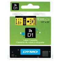 DYMO Cinta 1000 Negro-Amarillo 12mm x 7mt D1