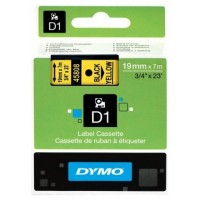 DYMO D1 - Cintas Dymo 19mmx7m Negro/Amarillo