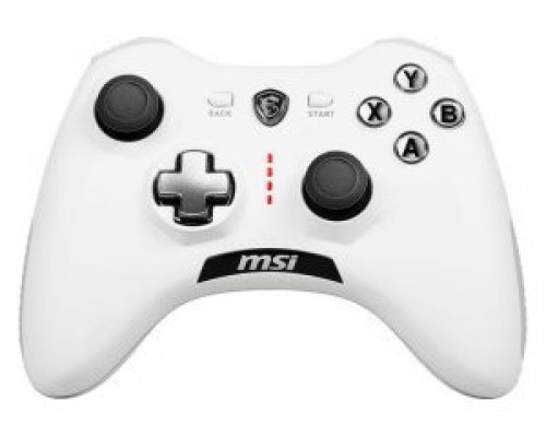 MSI Force GC20 V2 Blanco USB 2.0 Gamepad Analógico/Digital Android, PC