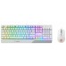 MSI Vigor GK30 Combo White teclado USB QWERTY Portugués Blanco