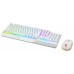 MSI Vigor GK30 Combo White teclado USB QWERTY Portugués Blanco