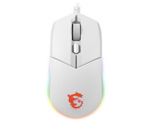 MSI CLUTCH GM11 WHITE ratón Ambidextro USB tipo A Óptico 5000 DPI