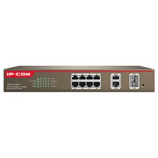 IP-COM Networks S3300-10-PWR-M switch Gestionado L2 Fast Ethernet (10/100) Gris Energía sobre Ethernet (PoE)