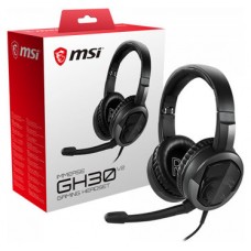 MSI Immerse GH30 V2 Auriculares Diadema Conector de 3,5 mm Negro