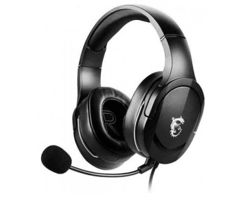 MSI Immerse GH20 Auriculares Diadema Conector de 3,5 mm Negro