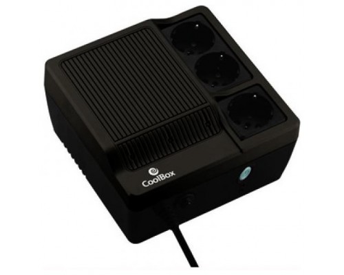 CoolBox SAI Scudo 600 negro (600VA)